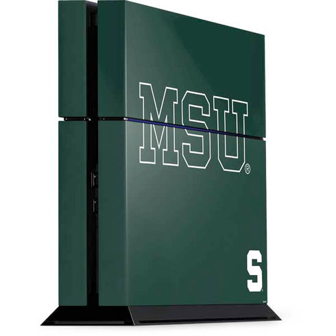 Michigan State University MSU Letters PlayStation PS4 Skins